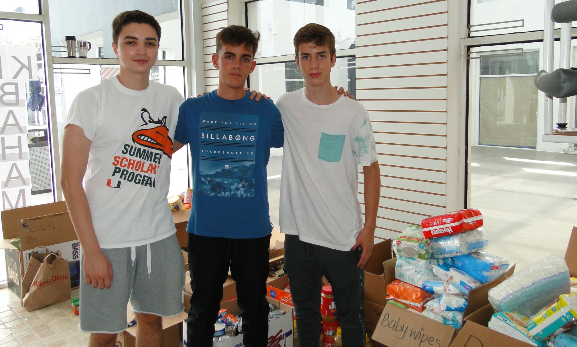 Miguel Goncalves, Enrique Alonso and Alejandro Alonso